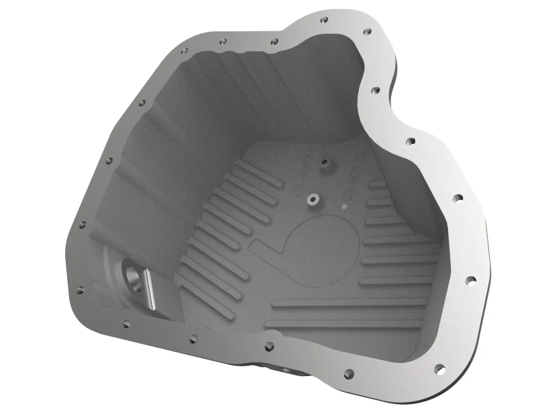aFe 011-16 GM Diesel Trucks V8-6.6L LML Engine Oil Pan Black POWER Pro Series w/ Machined Fins - Image 4