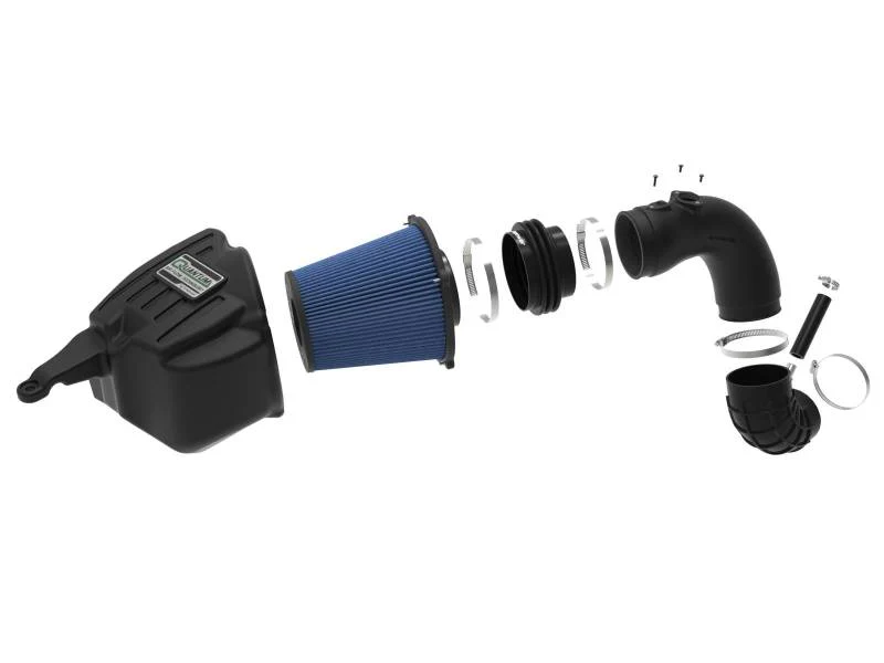aFe 07-09 Ram 2500/3500 Cummins L6 6.7L (td)(Diesel) Quantum Cold Air Intake System w/ Pro 5R Filter - Image 4