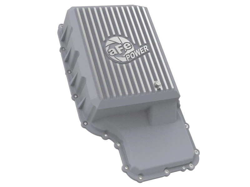 aFe 20-21 Ford Truck w/ 10R140 Transmission Pan Raw POWER Street Series w/ Machined Fins - Image 7