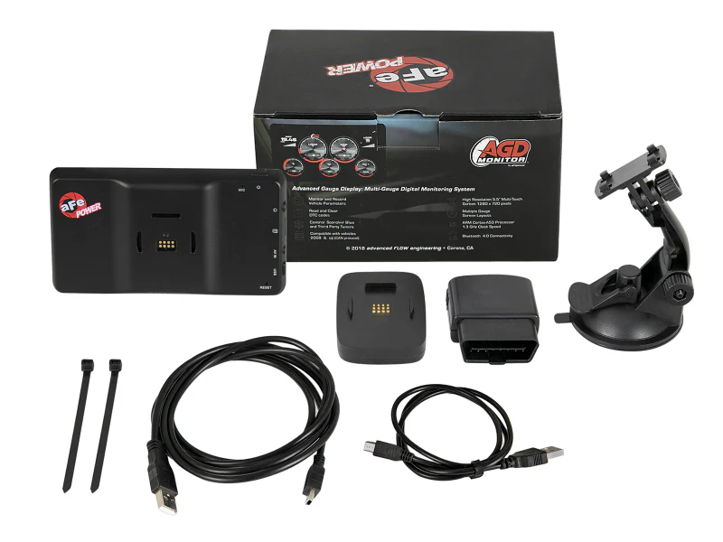 aFe AGD Advanced Gauge Display Digital 5.5in Monitor 08-18 Dodge/RAM/Ford/GM Diesel Trucks - Image 10