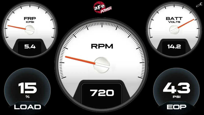 aFe AGD Advanced Gauge Display Digital 5.5in Monitor 08-18 Dodge/RAM/Ford/GM Diesel Trucks - Image 5