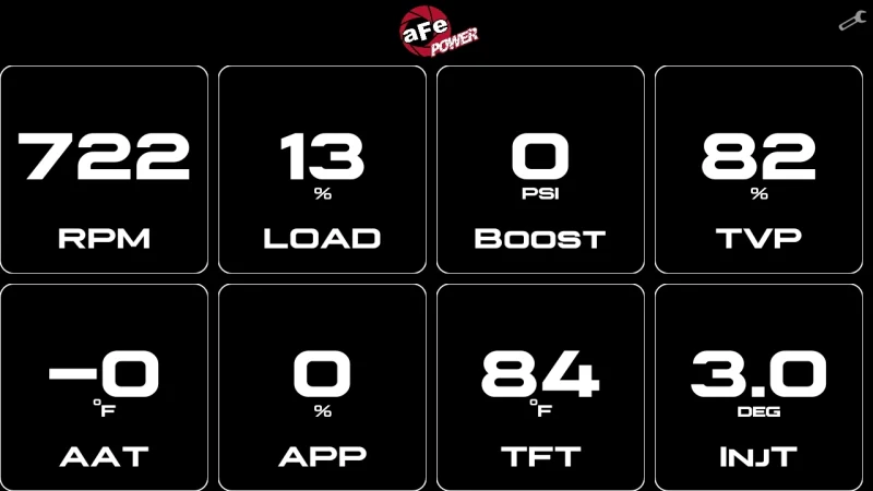 aFe AGD Advanced Gauge Display Digital 5.5in Monitor 08-18 Dodge/RAM/Ford/GM Diesel Trucks - Image 6