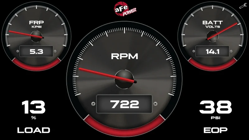 aFe AGD Advanced Gauge Display Digital 5.5in Monitor 08-18 Dodge/RAM/Ford/GM Diesel Trucks - Image 7