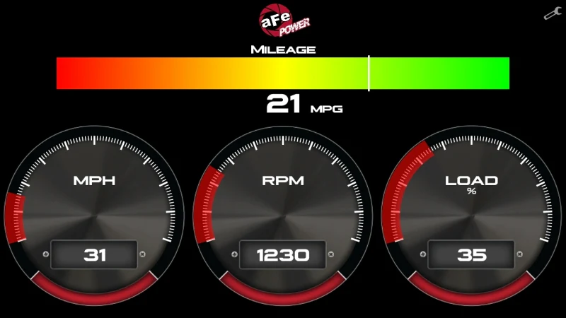 aFe AGD Advanced Gauge Display Digital 5.5in Monitor 08-18 Dodge/RAM/Ford/GM Diesel Trucks - Image 9