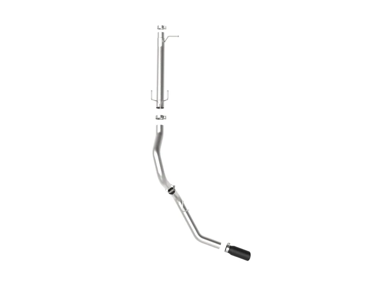 aFe Apollo GT Series 3-1/2in 409 SS Axle-Back Exhaust 17-20 Ford F-250/F-350 Black Tips w/o Muffler - Image 6