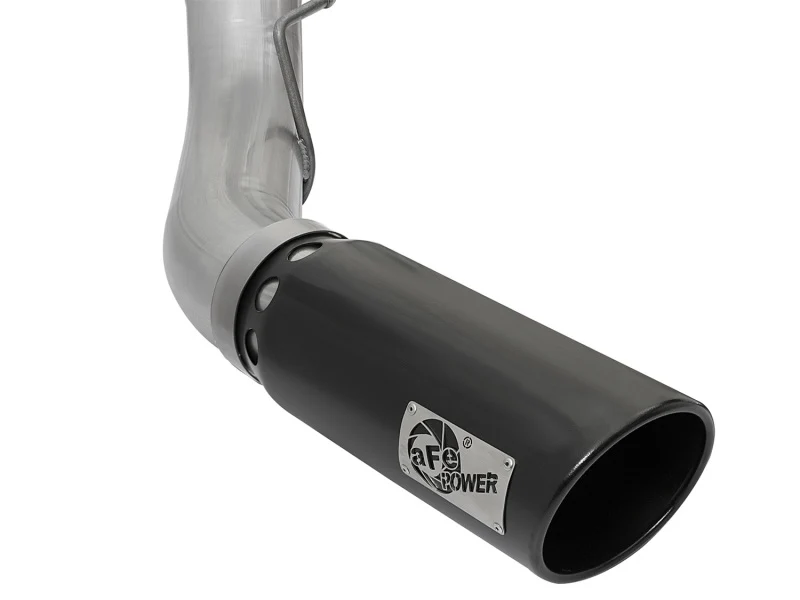 aFe ATLAS 5in DPF-Back Alum Steel Exhaust System w/Black Tip 2017 Ford Diesel Trucks V8-6.7L (td) - Image 4