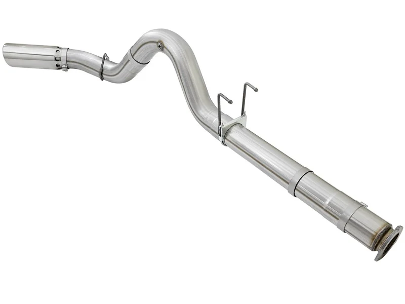 aFe ATLAS 5in DPF-Back Alum Steel Exhaust System w/Polished Tip 2017 Ford Diesel Trucks V8-6.7L (td) - Image 8