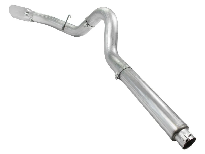 aFe Atlas 5in DPF-Back Aluminized Steel Exh Sys, Ford Diesel Trucks 08-10 V8-6.4L (td) Polished tip - Image 3
