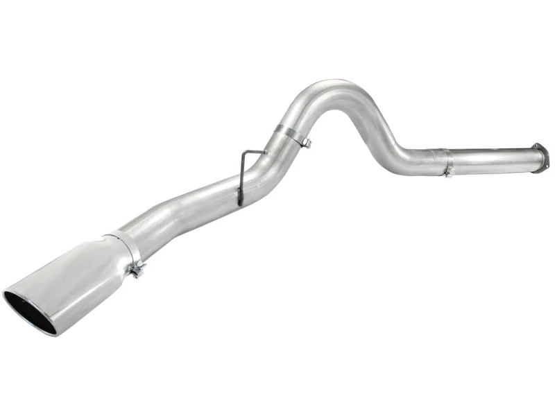 aFe Atlas 5in DPF-Back Aluminized Steel Exh Sys, Ford Diesel Trucks 11-14 v8-6.7L (td) Polished tip - Image 3