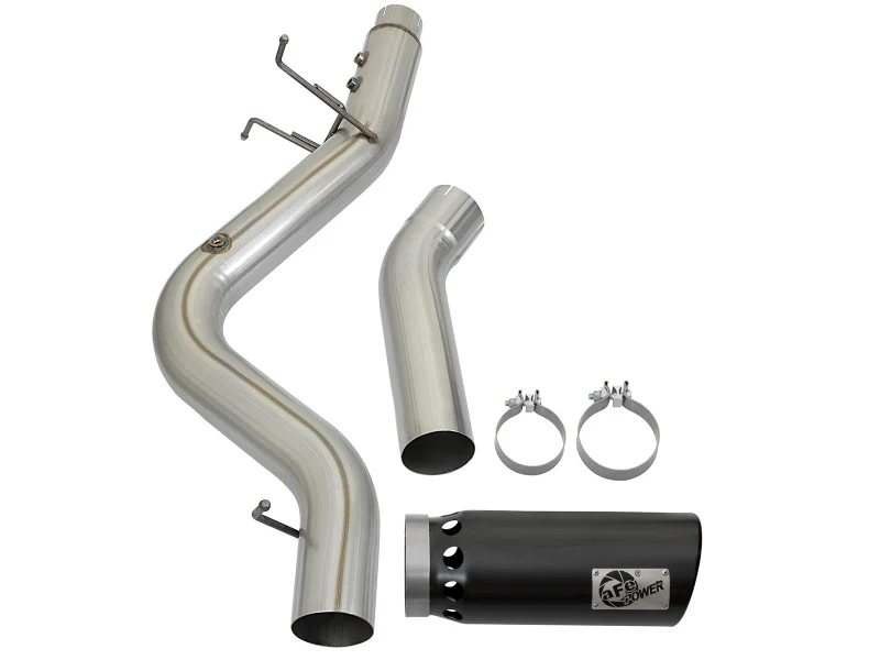 aFe ATLAS 5in DPF-Back Aluminized Steel Exhaust System GM Diesel Trucks 2017 V8 6.6L (td) L5P - Image 5