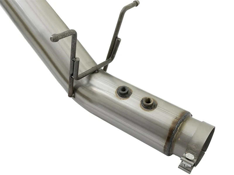 aFe ATLAS 5in DPF-Back Aluminized Steel Exhaust System w/Polished Tips 2017 GM Duramax 6.6L (td) L5P - Image 5