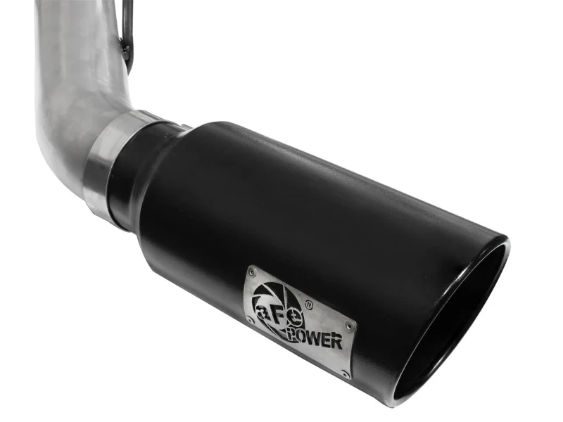 aFe Atlas Exhaust 4in DPF-Back Al Steel 11-14 Ford Diesel Trucks V8-6.7L (td) - Image 2