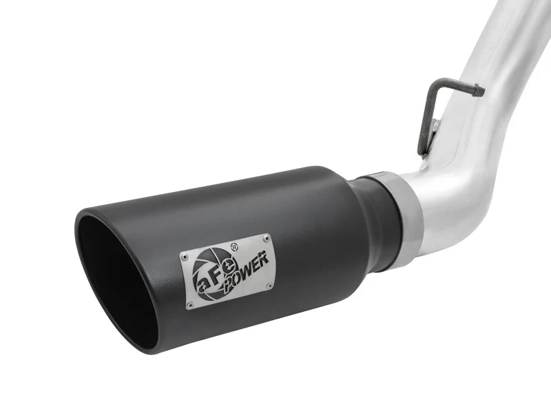 aFe Atlas Exhaust 4in Dual DPF-Back Al Steel w/ Black Tips 16-17 GM Diesel Truck V8-6.6L (td) LML - Image 7