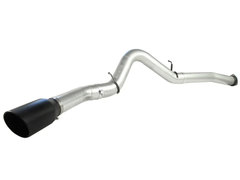 aFe Atlas Exhaust 5in DPF-Back Al Steel 07.5-10 GM Diesel Trucks V8-6.6L (td) LMM (Blk Tip) - Image 2