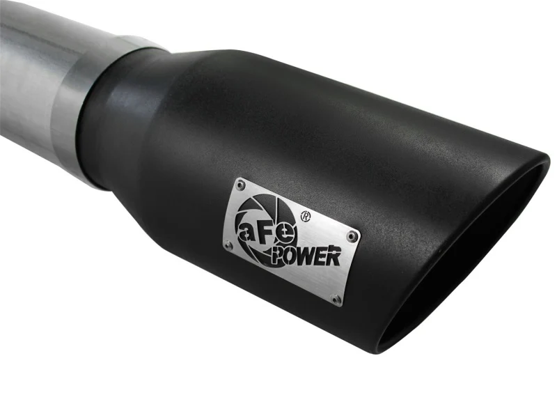 aFe Atlas Exhaust 5in DPF-Back Al Steel 07.5-10 GM Diesel Trucks V8-6.6L (td) LMM (Blk Tip) - Image 3