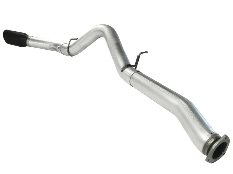 aFe Atlas Exhaust 5in DPF-Back Al Steel 07.5-10 GM Diesel Trucks V8-6.6L (td) LMM (Blk Tip) - Image 4