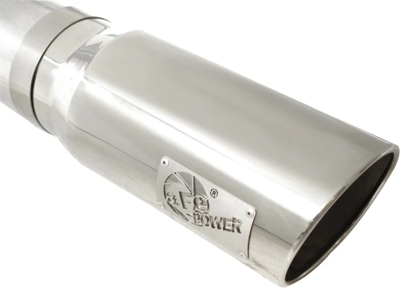 aFe Atlas Exhaust 5in DPF-Back Al Steel 11-13 GM Diesel Trucks V8-6.6L (td) LML (Pol Tip) - Image 3