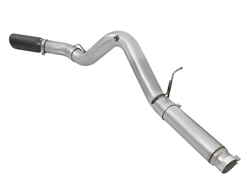 aFe Atlas Exhaust 5in DPF-Back Aluminized Steel w/ Black Tips 16-17 GM Diesel Truck V8-6.6L (td) - Image 4
