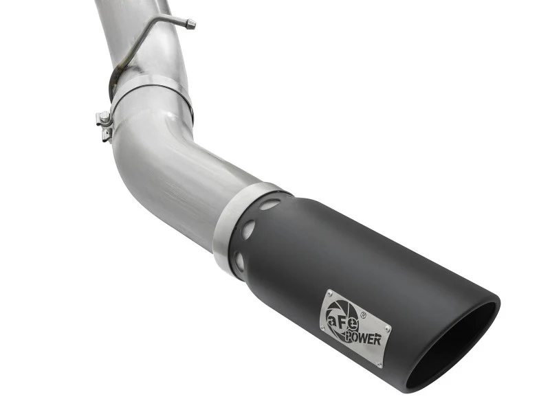 aFe Atlas Exhaust 5in DPF-Back Aluminized Steel w/ Black Tips 16-17 GM Diesel Truck V8-6.6L (td) - Image 5