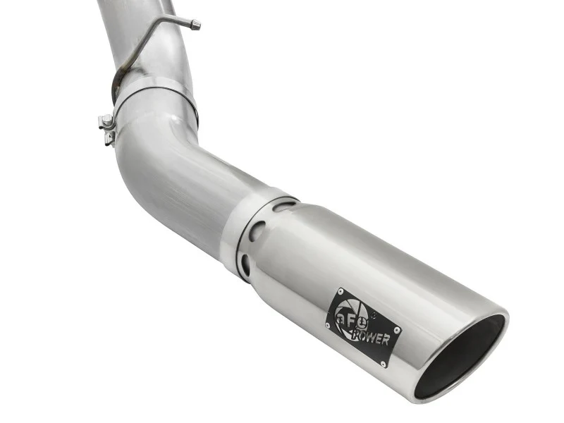 aFe Atlas Exhaust 5in DPF-Back Aluminized Steel w/ Polished Tips 16-17 GM Diesel Truck V8-6.6L (td) - Image 2