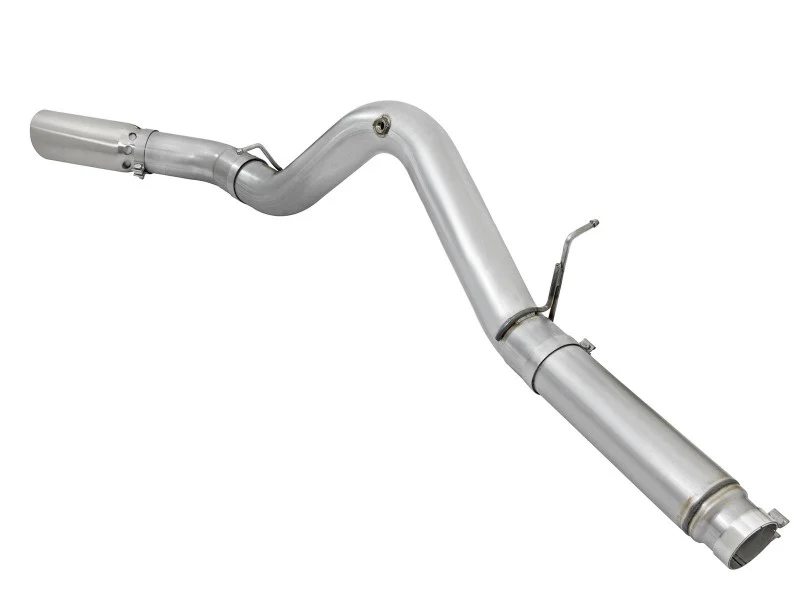 aFe Atlas Exhaust 5in DPF-Back Aluminized Steel w/ Polished Tips 16-17 GM Diesel Truck V8-6.6L (td) - Image 3