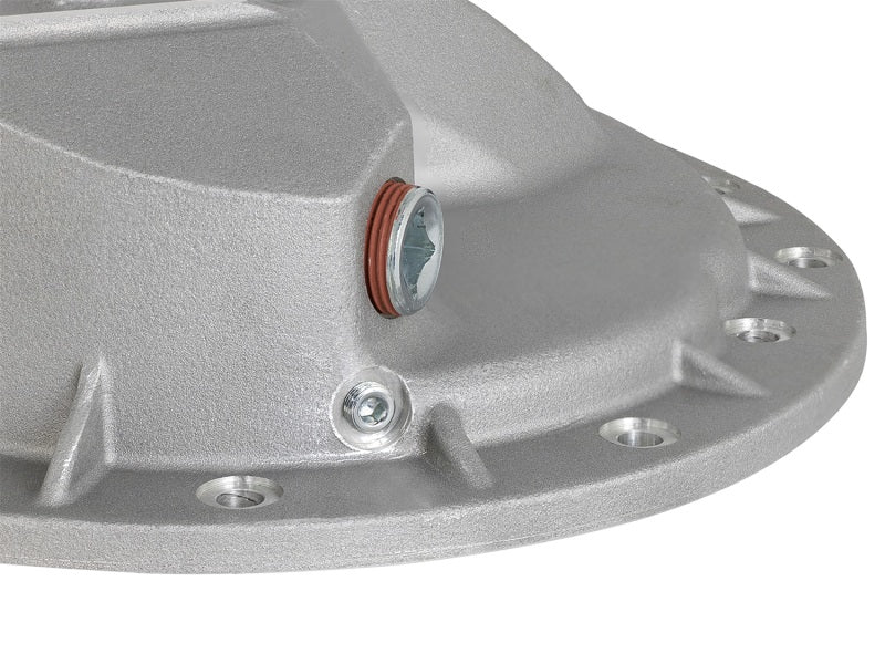 aFe Front Differential Cover (Raw; Street Series); Dodge Diesel Trucks 03-12 L6-5.9/6.7L (td) - Image 2