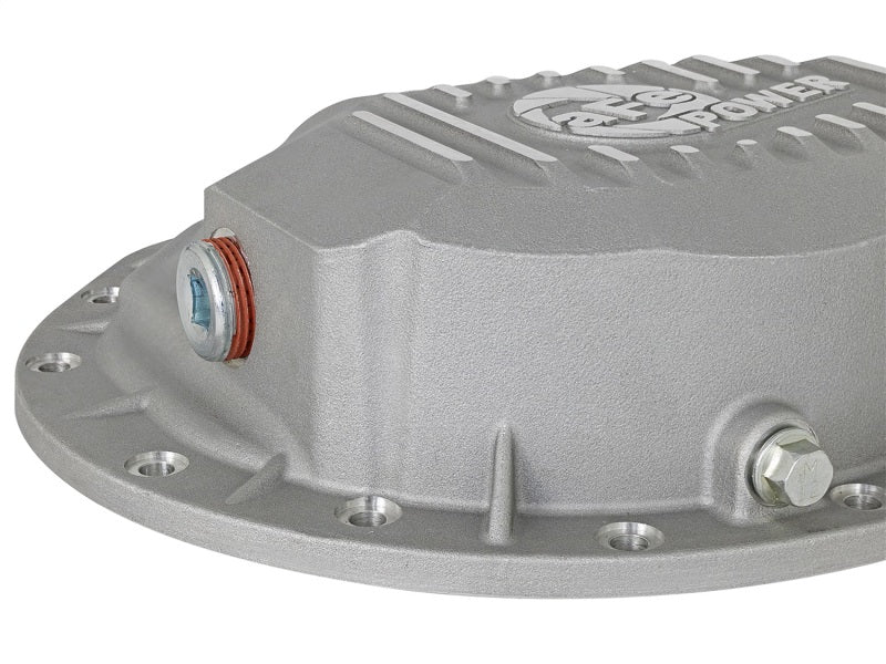 aFe Front Differential Cover (Raw; Street Series); Dodge Diesel Trucks 03-12 L6-5.9/6.7L (td) - Image 3