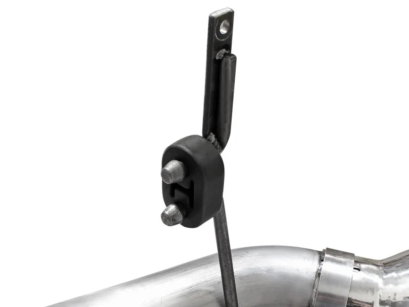aFe Large Bore-HD 4in 409 Stainless Steel DPF-Back Exhaust w/Polished Tips 15-16 Ford Diesel Truck - Image 4