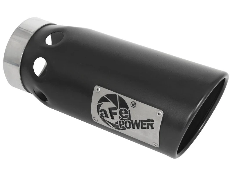 aFe Large Bore-HD 4in 409SS DPF-Back Exhaust System w/Black Tip 20 GM Diesel Trucks V8-6.6L (td) L5P - Image 6