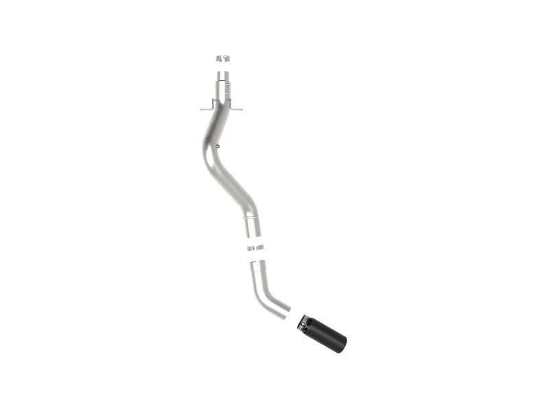 aFe Large Bore-HD 5 IN 409 SS DPF-Back Exhaust System w/Black Tip 20-21 GM Truck V8-6.6L - Image 7