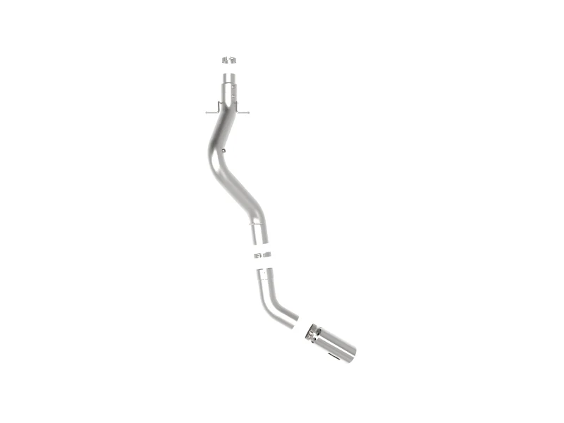 aFe Large Bore-HD 5 IN 409 SS DPF-Back Exhaust System w/Polished Tip 20-23 GM Truck V8-6.6L - Image 7
