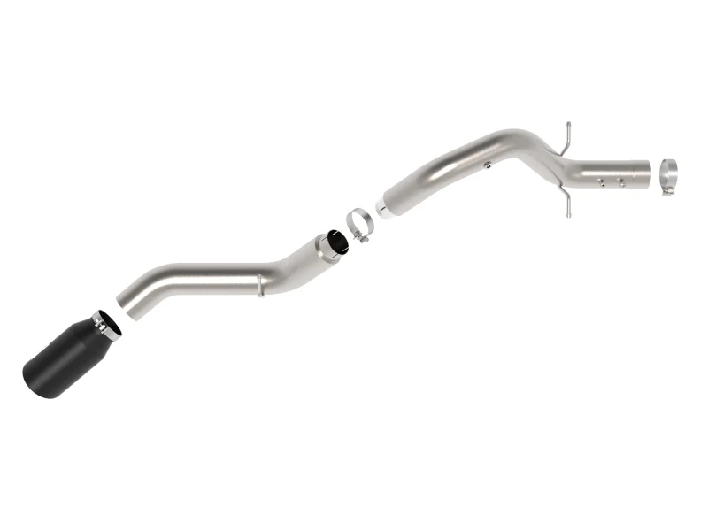aFe Large Bore-HD 5in 409SS DPF-Back Exhaust System w/Blk Tip 24-25 GM Diesel Trucks V8-6.6L(td) L5P - Image 5