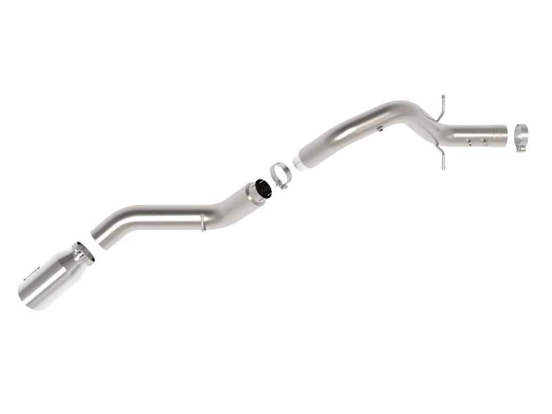 aFe Large Bore-HD 5in 409SS DPF-Back Exhaust System w/Pol Tip 24-25 GM Diesel Trucks V8-6.6L(td) L5P - Image 5