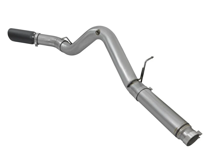 aFe LARGE Bore HD 5in Exhausts DPF-Back SS w/ Black Tips 16-17 GM Diesel Truck V8-6.6L (td) LML/L5P - Image 3