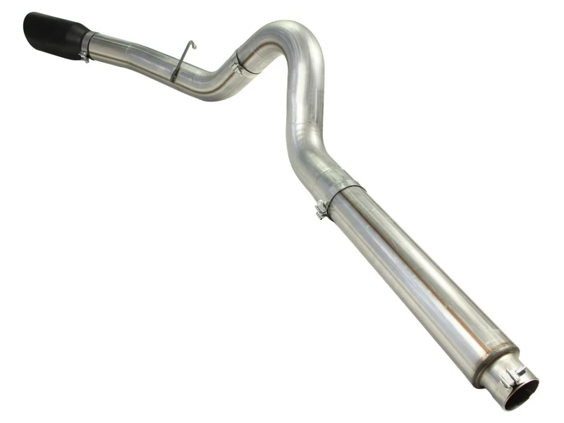aFe MACHForce XP 5in DPF-Back Stainless Steel Exh Sys, Black tip, Ford Diesel Trucks 08-10 V8-6.4L - Image 7