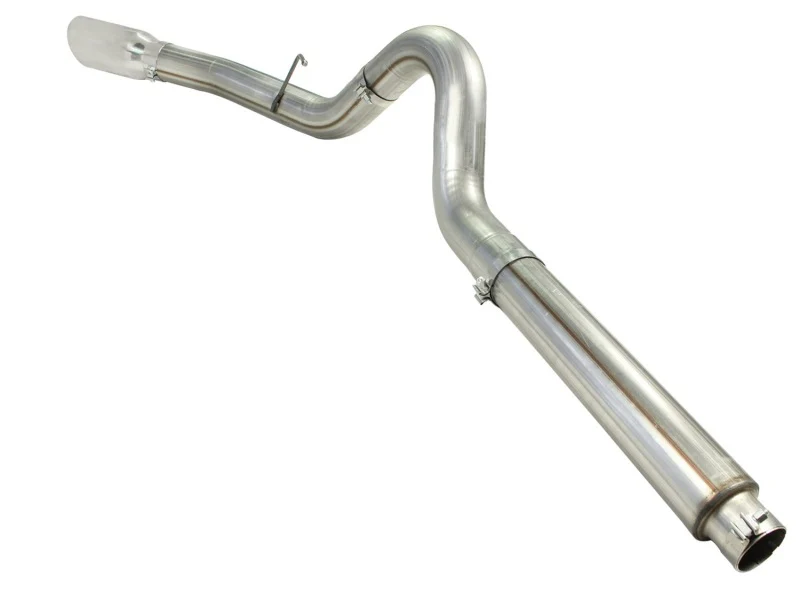 aFe MACHForce XP 5in DPF-Back Stainless Steel Exh Sys, polished tip,Ford Diesel Trucks 08-10 V8-6.4L - Image 5