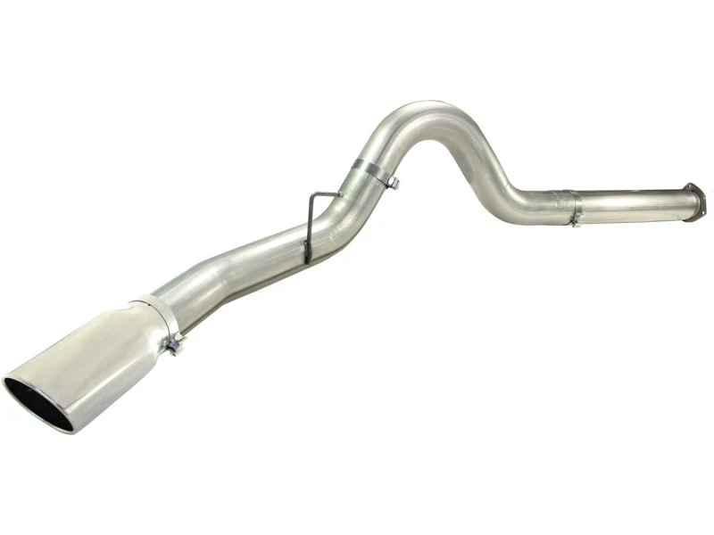 aFe MACHForce XP 5in DPF-Back Stainless Steel Exh Sys, polished tip,Ford Diesel Trucks 11-14 V8-6.7L - Image 4