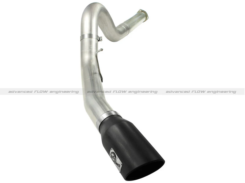 aFe MACHForce XP 5in DPF-Back Stainless Steel Exhaust , Blk, Ford Diesel Trucks 11-14 V8-6.7L td - Image 2