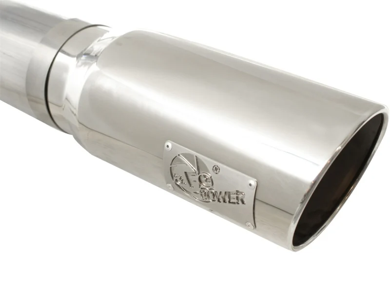 aFe MACHForce XP Exhaust 5in DPF-Back SS 11-13 GM Diesel Trucks V8-6.6L (td) (LML) (Pol Tip) - Image 3