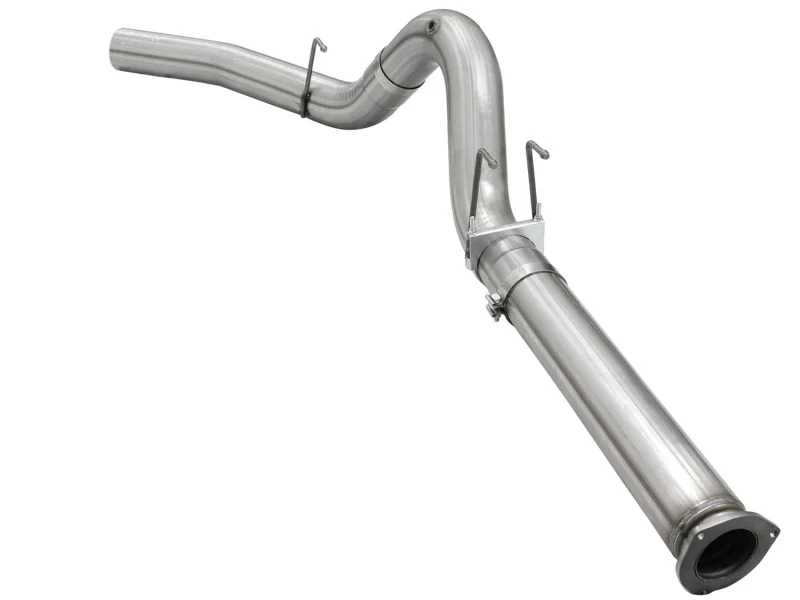 aFe MACHForce XP Exhaust 5in DPF-Back Stainless Steel Exhaust 2015 Ford Turbo Diesel V8 6.7L No Tip - Image 6