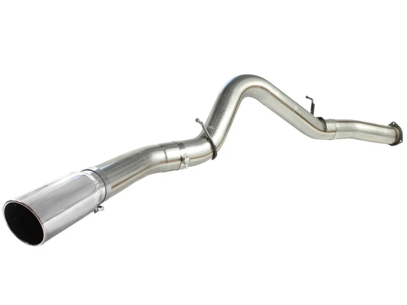 aFe MACHForce XP Exhaust 5in DPF-Polished, GM Diesel Trucks 07.5-10 V8-6.6L 9(td) LMM - Image 3