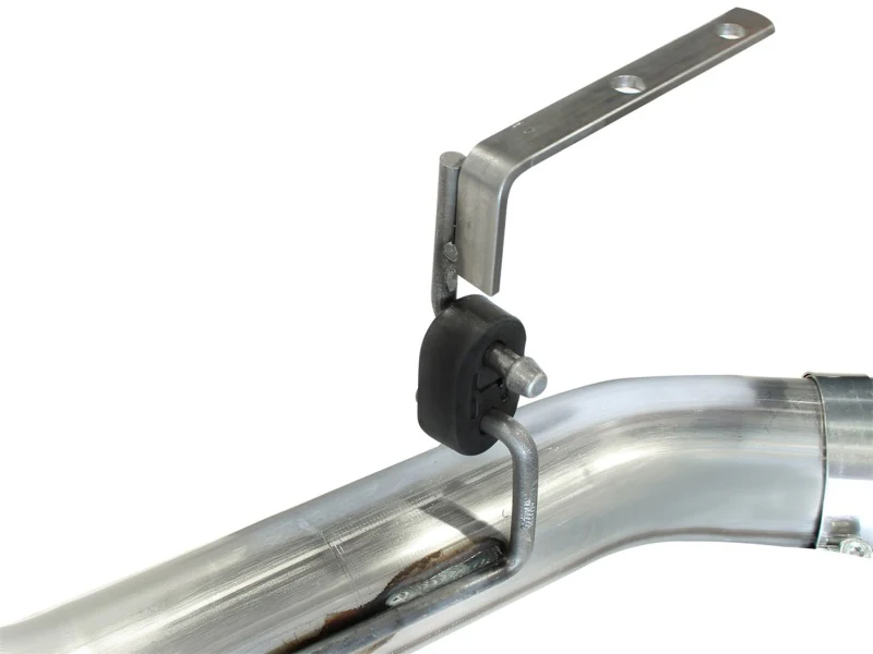 aFe MACHForce XP Exhaust Aluminized Dual Split DPF Back 11-15 GM Diesel Truck V8-6.6L (td) (BLK tip) - Image 4