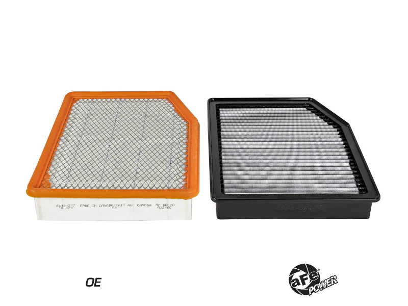 aFe MagnumFLOW Pro DRY S OE Replacement Filter 2019 GM Silverado/Sierra 1500 V6-2.7L/4.3L/V8-5.3 - Image 2