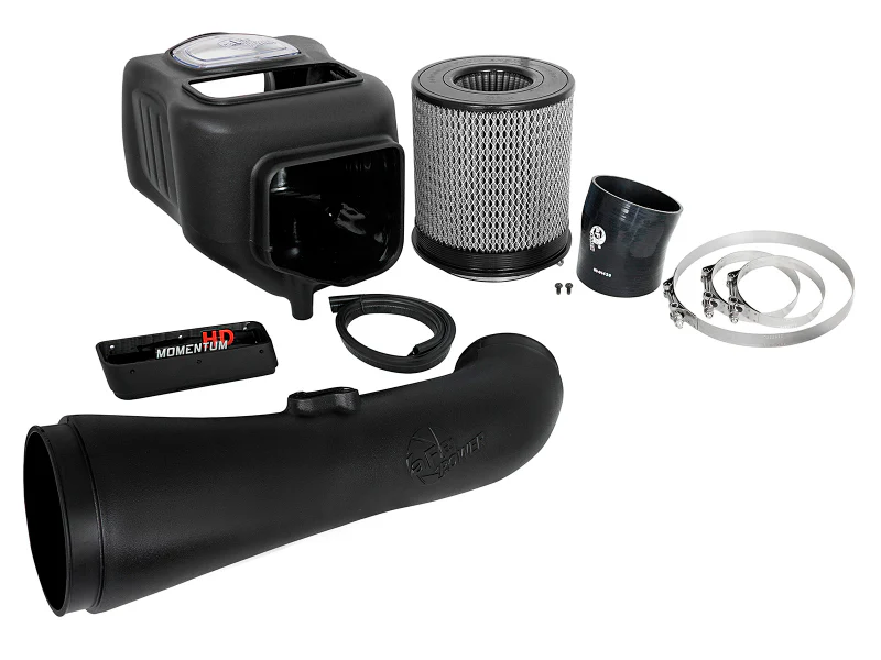 aFe Momentum HD Pro DRY S 2017 GM Diesel Trucks V8-6.6L Cold Air Intake System - Image 6