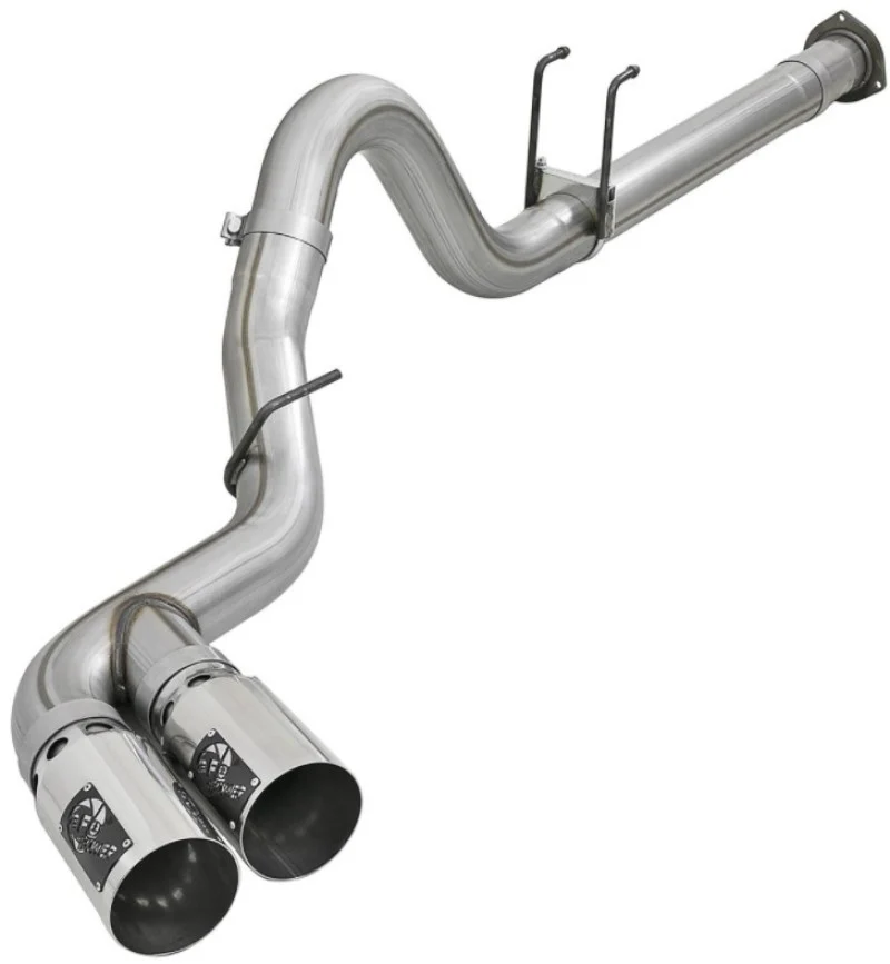 aFe Power 11-14 Ford F250/F350 6.7L Diesel Rebel XD 4in 409 SS DPF-Back Exhaust System - Pol Tips - Image 6