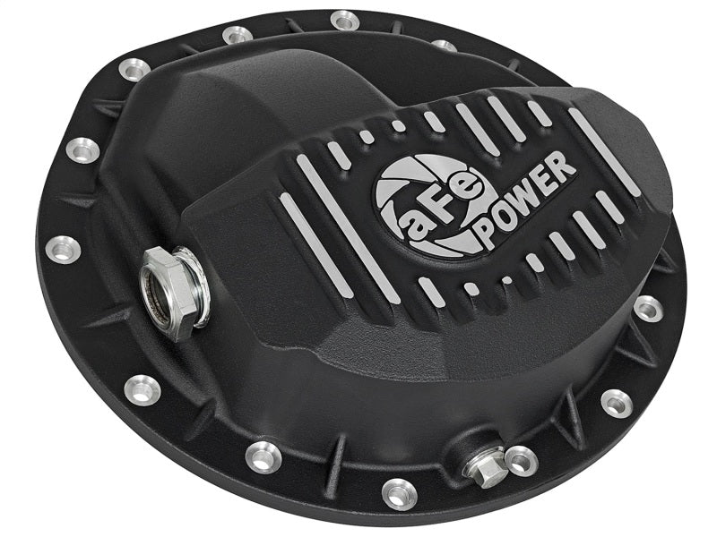 aFe Power Cover Diff Front Machined COV Diff F Dodge Diesel Trucks 03-11 L6-5.9/6.7L Machined - Image 2