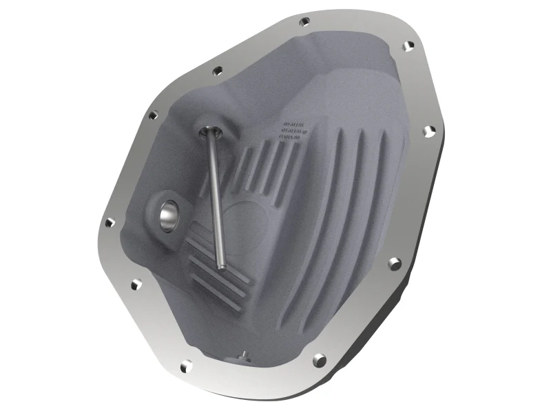 aFe Power Cover Diff Rear Machined COV Diff R Dodge Diesel Trucks 94-02 L6-5.9L (td) Machined - Image 6