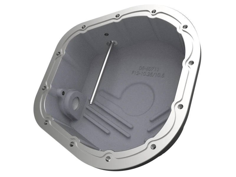 aFe Power Cover Diff Rear Machined COV Diff R Ford Diesel Trucks 86-11 V8-6.4/6.7L (td) Machined - Image 7