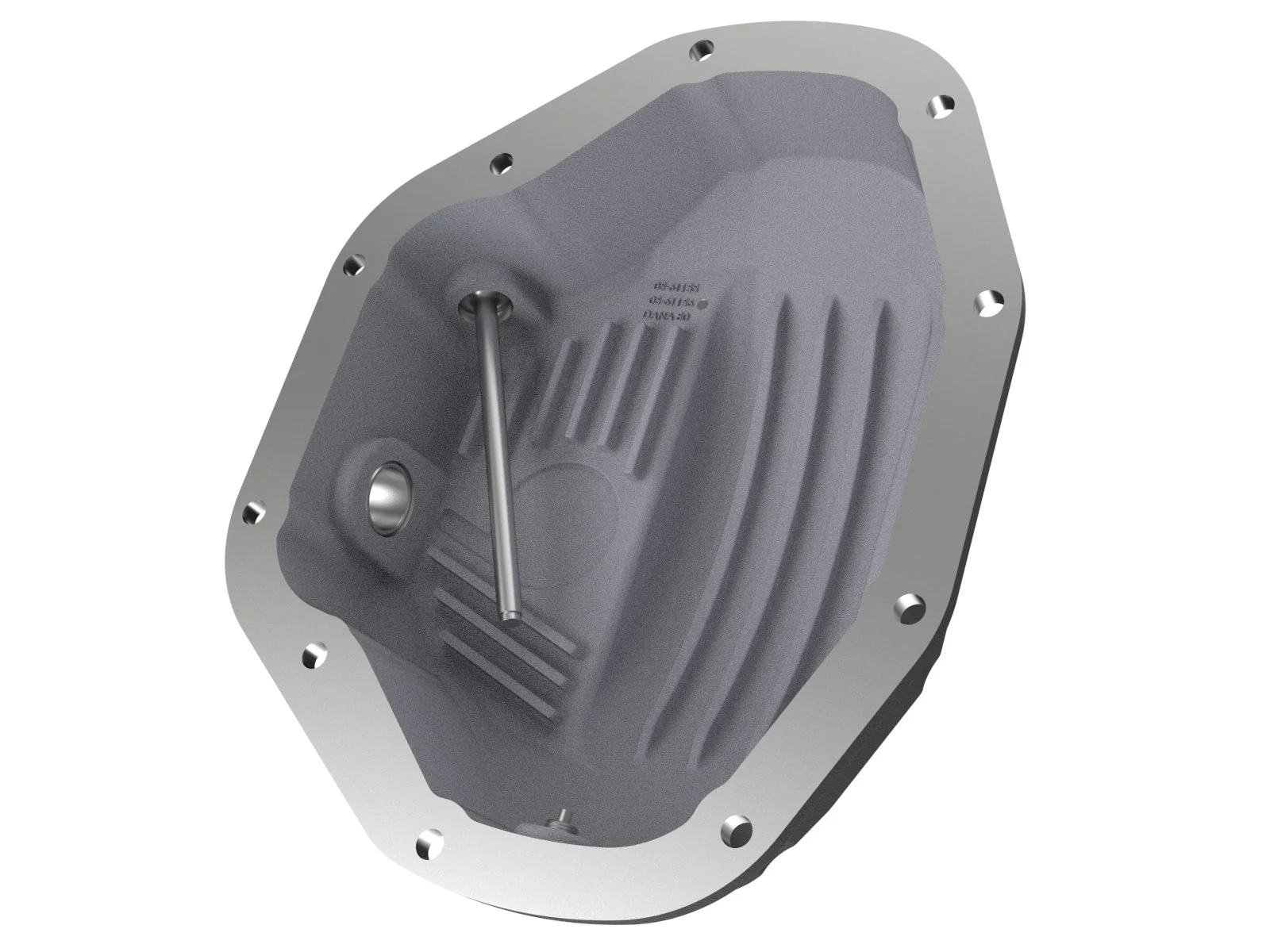 aFe Power Dana 80 Rear Differential Cover with Machined Fins 46-70032 - Image 4