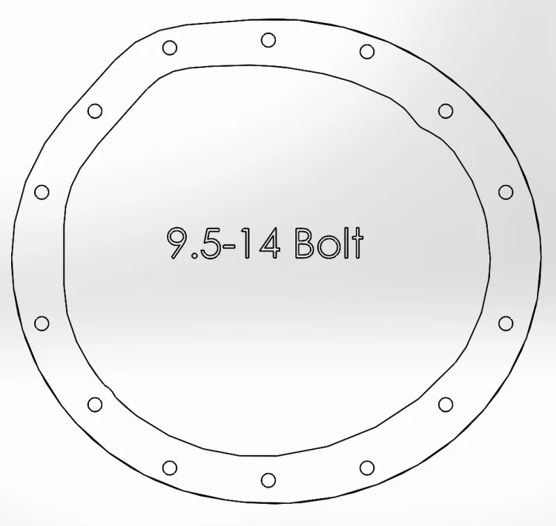 aFe Power Pro Series Rear Differential Cover Black w/ Machined Fins 99-13 GM Trucks (GM 9.5-14) - Image 2